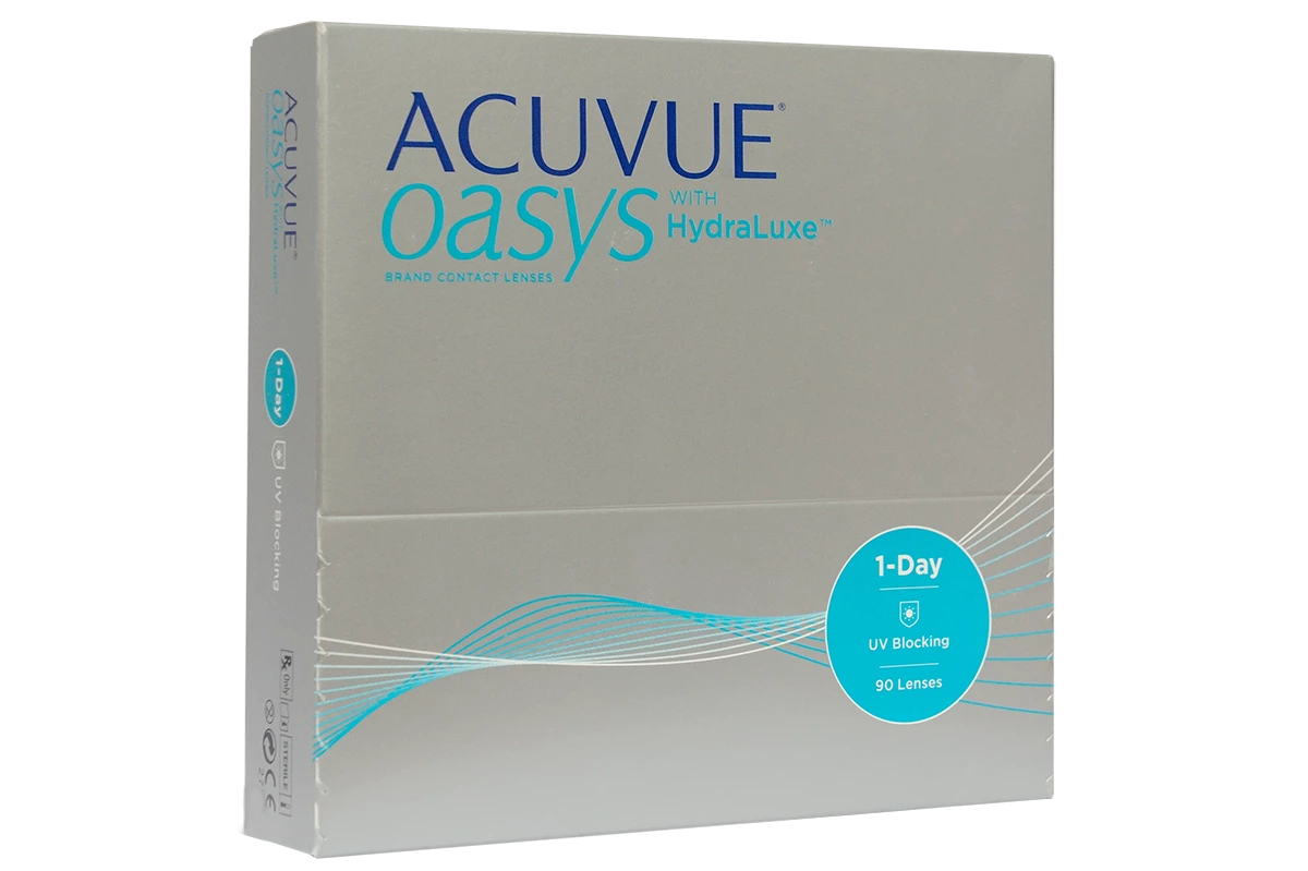 Однодневные контактные линзы Acuvue 1-Day Oasys (90 линз)