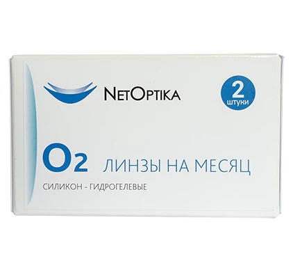 Контактные линзы NetOptika O2 (2 линзы)