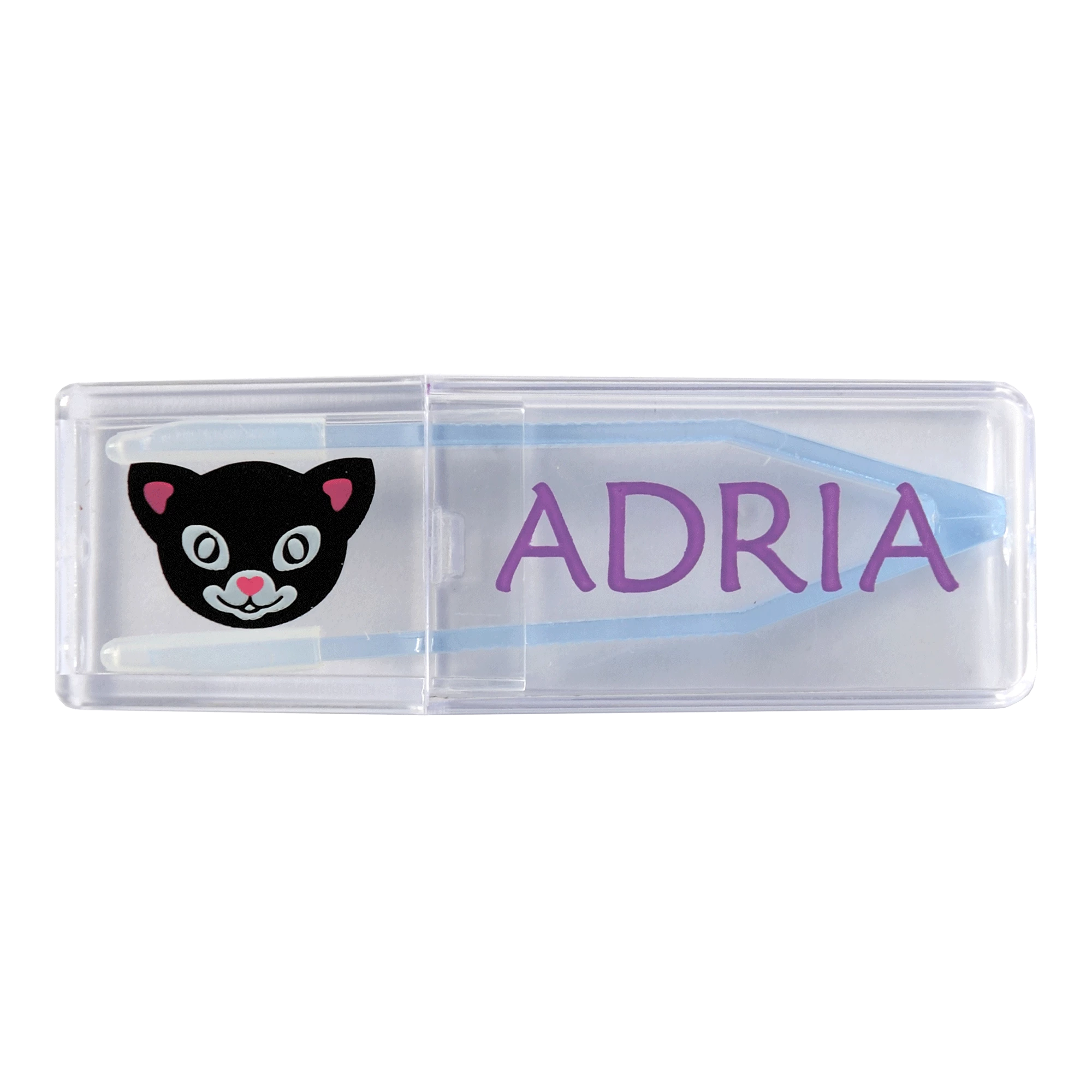 Пинцет для контактных линз ADRIA в футляре (6 см)