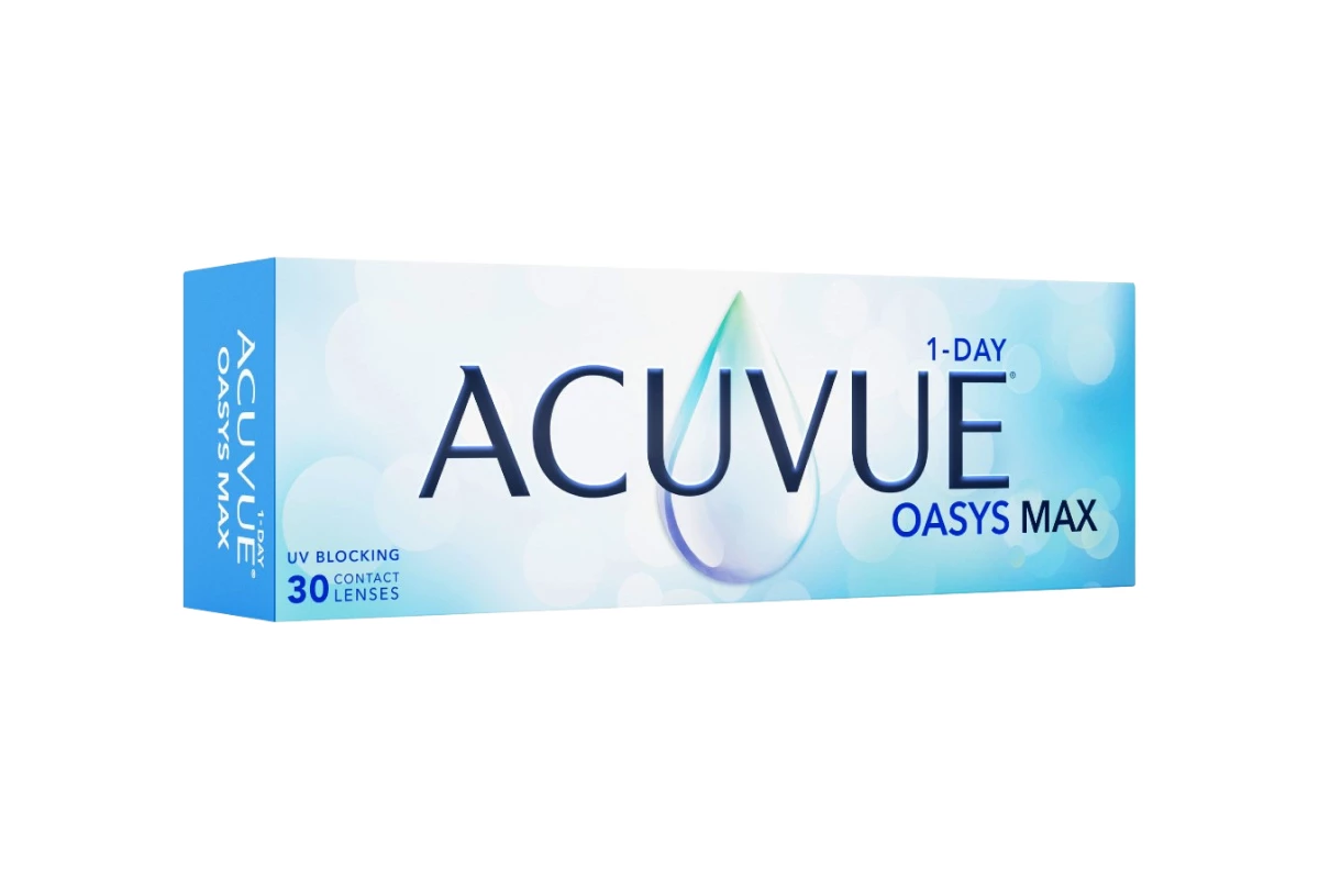 Однодневные контактные линзы Acuvue 1-Day Oasys Max (30 линз)