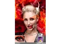 Карнавальные контактные линзы ADRIA Crazy (1 линза)