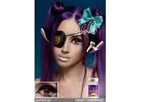 Карнавальные контактные линзы ADRIA Crazy (1 линза)