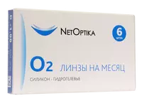 Контактные линзы NetOptika O2 (6 линз)